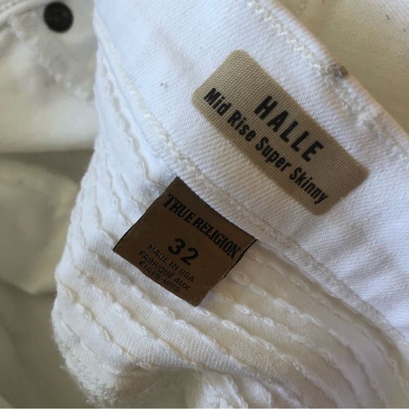 True Religion Halle Mid-rise Super Skinny Jeans (size 32) - Picture 5 of 16